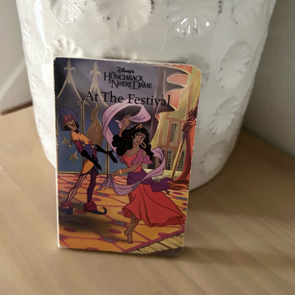 Vintage Disney The Hunchback of Notre Dame: At The Festival Mini Board Book